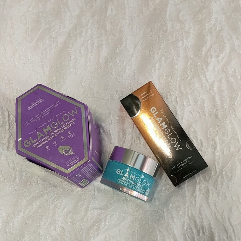 Glamglow gravitymud & waterburst bundle